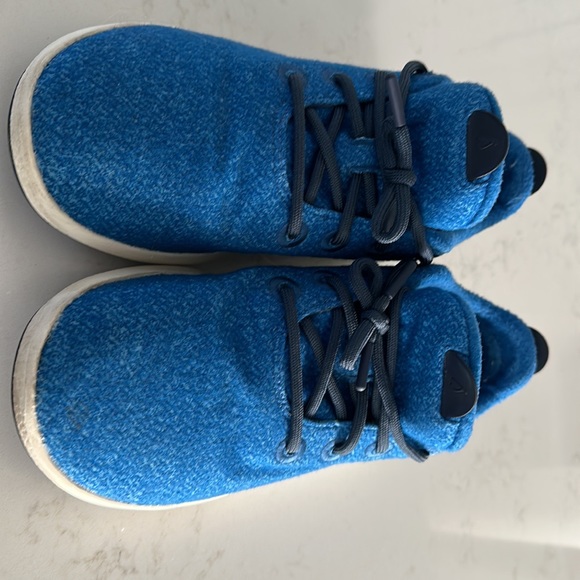 Size 13 Blue AllBird wool Runners Shoes - Picture 2 of 4